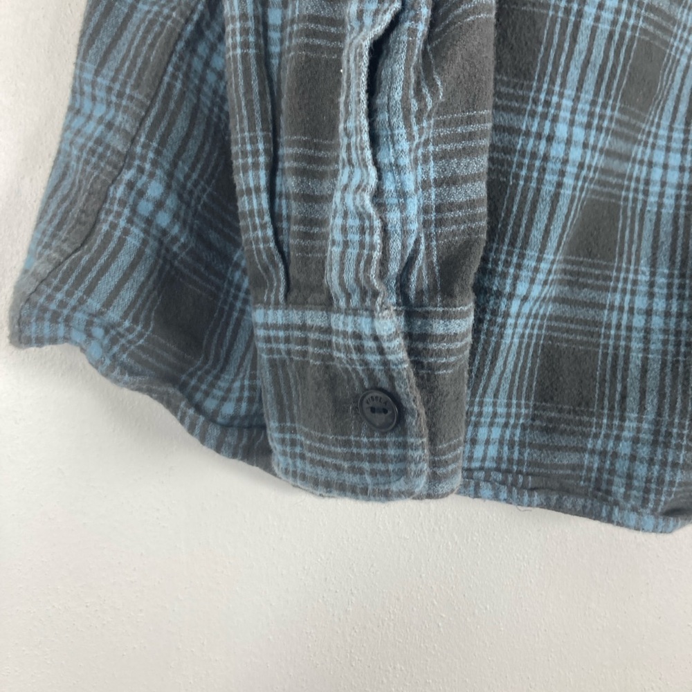 Vissla Button Up shirt  Men’s XL Blue Green Very Nice  Organic Cotton Plaid - Picture 15 of 16